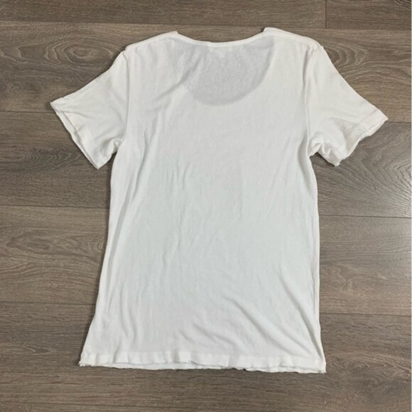 Aritzia Community Cotton T-shirt Tee short sleeve Crewneck Casual Basic White - Picture 6 of 11